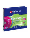 Płytki CD-RW VERBATIM 8-12x 700MB 5P SL         43167 - nr 17
