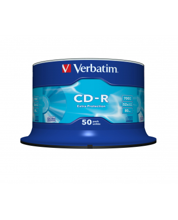 CD-R 52x 700MB 50P CB DL Ex Prot 43351
