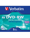 Płytki DVD-RW VERBATIM 4x 4.7GB 5P JC              43285 - nr 18