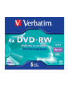 Płytki DVD-RW VERBATIM 4x 4.7GB 5P JC              43285 - nr 20