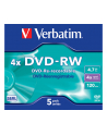 Płytki DVD-RW VERBATIM 4x 4.7GB 5P JC              43285 - nr 27