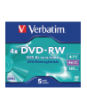 Płytki DVD-RW VERBATIM 4x 4.7GB 5P JC              43285 - nr 29