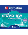 Płytki DVD-RW VERBATIM 4x 4.7GB 5P JC              43285 - nr 3