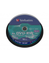 Płytki DVD-RW VERBATIM 4x 4.7GB 10P CB 43552 - nr 12