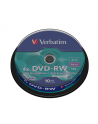 Płytki DVD-RW VERBATIM 4x 4.7GB 10P CB 43552 - nr 14
