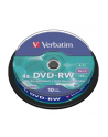 Płytki DVD-RW VERBATIM 4x 4.7GB 10P CB 43552 - nr 16