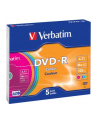 Płytki DVD-R VERBATIM 16x 4.7GB 5P Slim Colour     43557 - nr 18