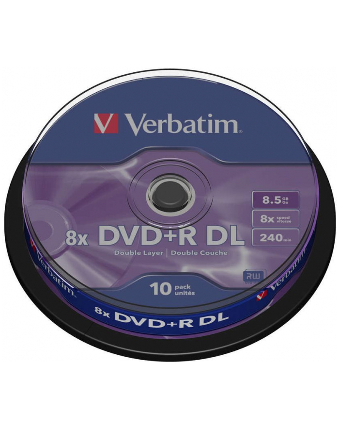 DVD R (8x) 8.5GB DoubleLayer CB 10P 43666 główny