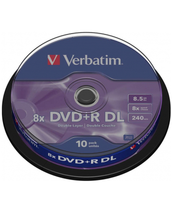 DVD R (8x) 8.5GB DoubleLayer CB 10P 43666
