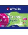 Płytki CD-RW VERBATIM 8-12x 700MB 5P SL         43167 - nr 18