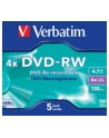 Płytki DVD-RW VERBATIM 4x 4.7GB 5P JC              43285 - nr 26