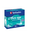 Płytki DVD-RW VERBATIM 4x 4.7GB 5P JC              43285 - nr 32