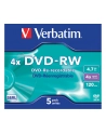 Płytki DVD-RW VERBATIM 4x 4.7GB 5P JC              43285 - nr 35