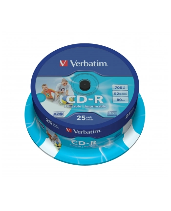 CD-R 52x 700MB 25P CB Printable 43439