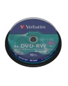 Płytki DVD-RW VERBATIM 4x 4.7GB 10P CB 43552 - nr 30