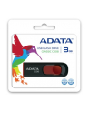ADATA pamięć C008 8GB USB 2.0 ( Black+Red ) - nr 22