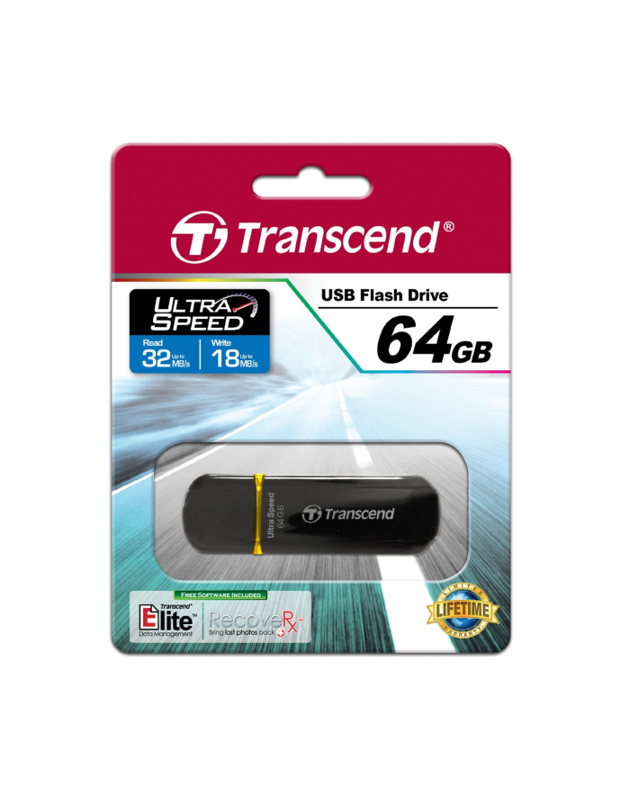 Transcend pamięć USB Jetflash 600 64GB Ultra Speed 200X ( Odczyt 32MB/s ) główny