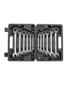 Gedore Red ring ratchet open ended spanner set, 16-piece, wrench (chrome, SW 8 - 19mm) - nr 7