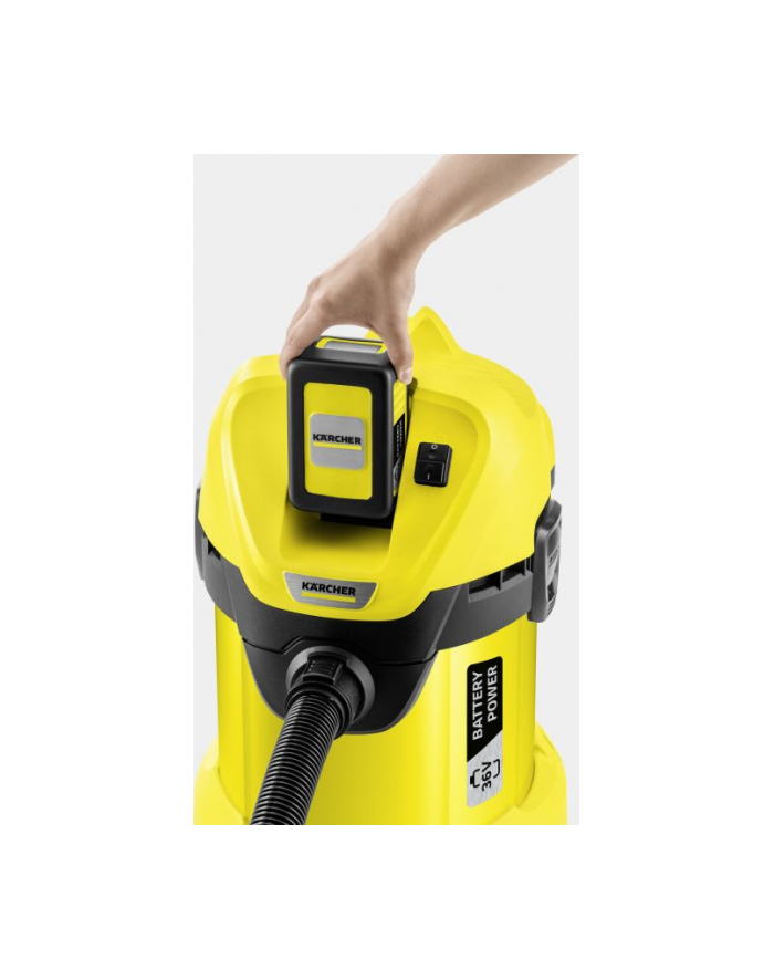 kärcher Karcher wet / dry vacuum WD 3 Battery Set (yellow / black) główny