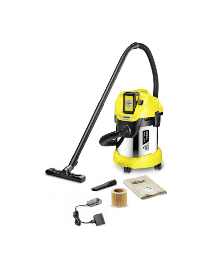 kärcher Karcher wet / dry vacuum WD3 Battery Premium Set (yellow / black) główny