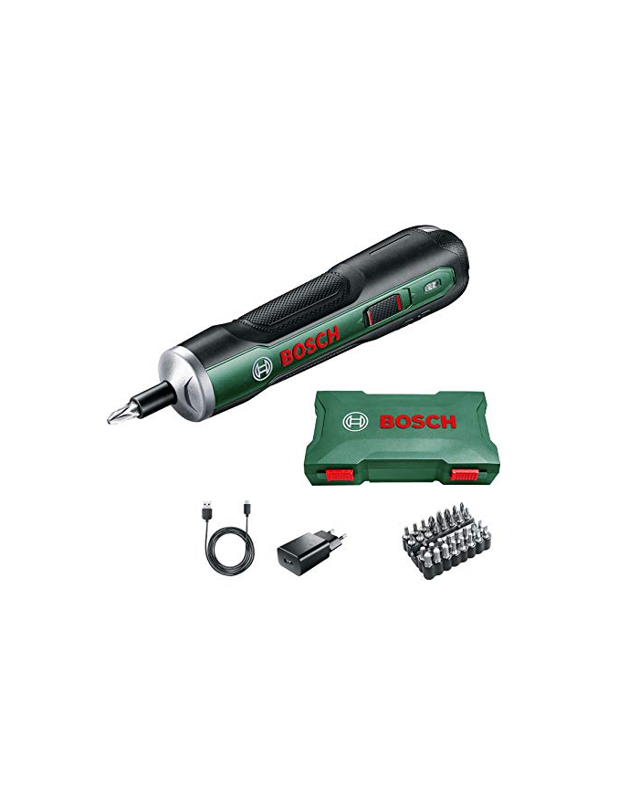 bosch powertools Bosch cordless screwdriver push Drive 3,6Volt (green, 32-piece screwdriver bit set) główny