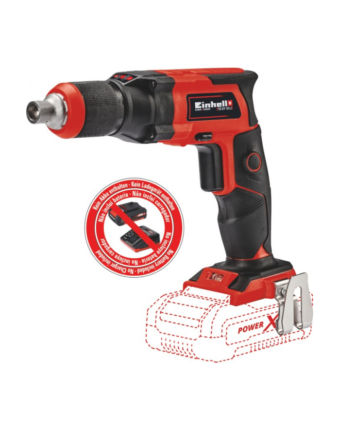 Einhell cordless drywall screwdriver TE-DY 18 Li Solo (red / black, without battery and charger) główny