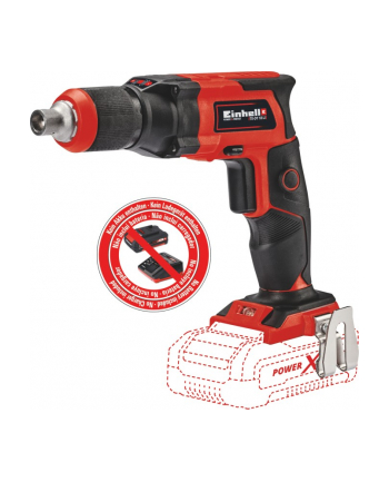 Einhell cordless drywall screwdriver TE-DY 18 Li Solo (red / black, without battery and charger)
