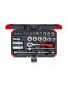 Gedore Red Socket set 3/8 '', 26 pieces (red / black, with Shift-gun, SW 6mm - 24mm) - nr 1