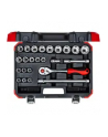 Gedore Red Socket set 1/2 '', 24 pieces (red / black, with Shift-gun, SW 10mm - 32mm) - nr 8