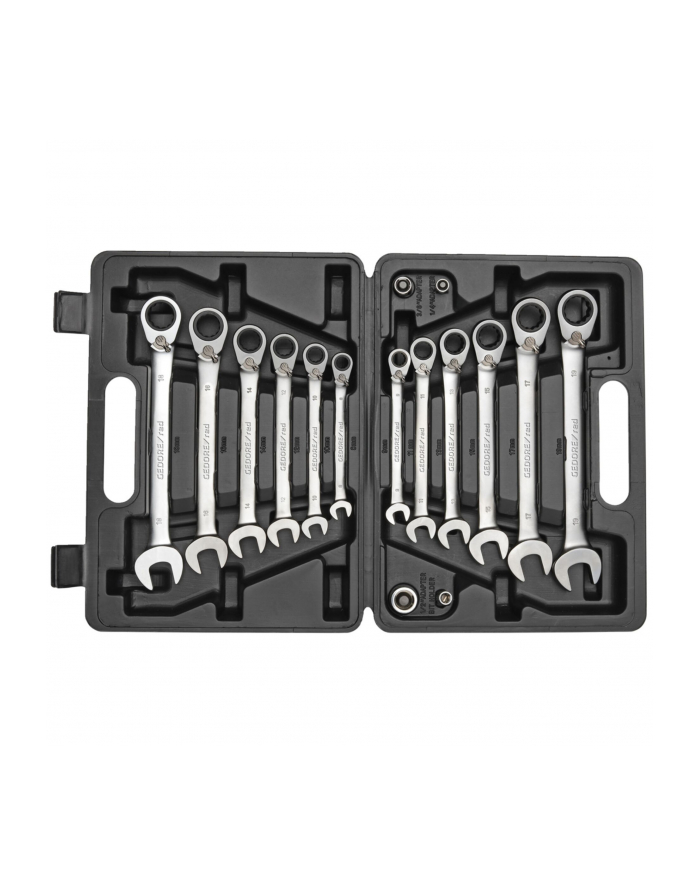 Gedore Red ring ratchet open ended spanner set, 16-piece, wrench (chrome, SW 8 - 19mm) główny