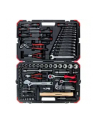 Gedore Red tool and socket set 1/4 ''+ 1/2'', 100-piece, tool set (red / black, with Shift-creaking, SW 4mm - 32mm) - nr 8