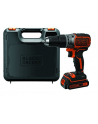 black+decker BLACK + DECKER cordless hammer BL188K, 18 Volt (black / orange, Li-ion battery pack 1.5Ah) - nr 1