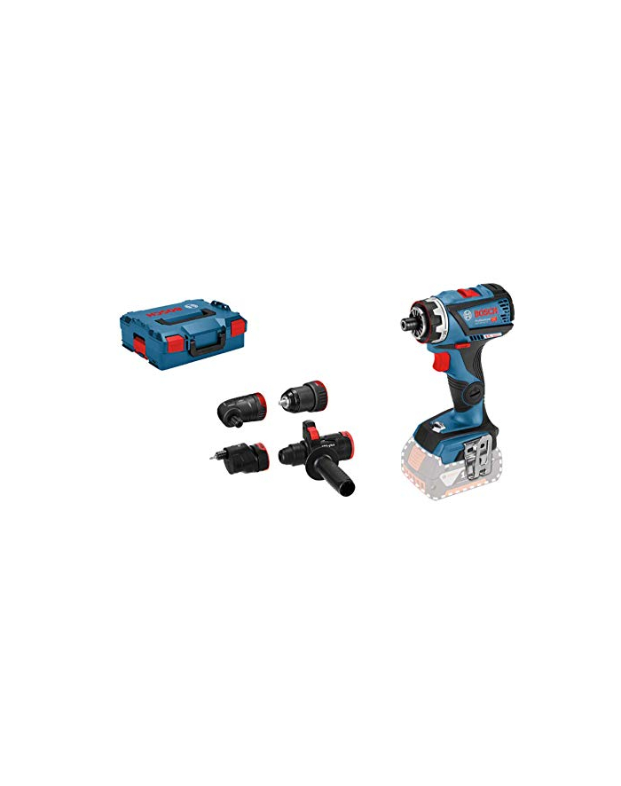 bosch powertools Bosch cordless drill GSR 18V-60 FC Professional + GFA18-E / M / W / H (blue / black, L-BOXX, without battery and charger) główny