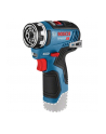 bosch powertools Bosch cordless drill GSR 12V-35 FC Professional, 12V (blue / black, 2x Li-ion battery pack 3.0Ah, with FlexiClick essays, L-BOXX) - nr 4