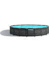 Intex Premium Framepool Set Prism grey Wood, O 549 x 122cm, swimming pool (grey, with cartridge filter system OPTIMO 636T) - nr 1