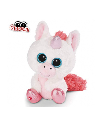 NICI Glubschis Dangling Unicorn Milky Fairy, cuddly toy (white / pink, 25 cm)