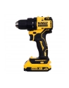 DeWalt cordless drill DCD708D2T, 18 Volt (yellow / black, T-STAK box, 2x Li-ion battery 2.0 Ah) - nr 2