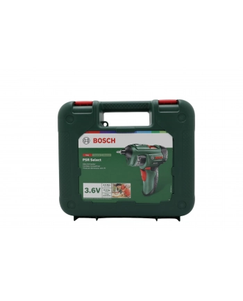 bosch powertools Bosch cordless screwdriver PSR Select 3,6Volt (green / black, suitcase, Li-Ion battery 1.5 Ah)