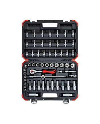 Gedore Red Socket set 3/8 '', 59 pieces (red / black, with Shift-gun, SW 6mm - 24mm)