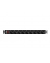 lanberg Listwa zasilająca Rack PDU 19 cali 1U 16A 9xSchuko 3m Czarna - nr 28
