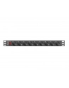 lanberg Listwa zasilająca Rack PDU 19 cali 1U 16A 9xSchuko 3m Czarna - nr 6