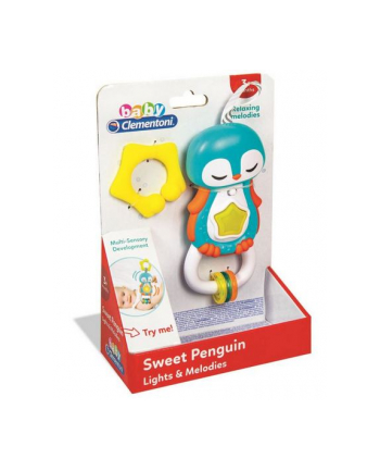 Clementoni Interaktywna grzechotka Pingwin 17361