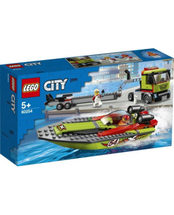 LEGO 60254 CITY Transporter łodzi wyścigowej p4
