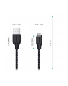 aukey CB-AM1 Black ultraszybki kabel nylonowy Quick Charge micro USB-USB | 1.2m | 5A | 480 Mbps - nr 5