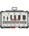 bosch powertools Bosch cutter set 6 pcs Straight 1/4 '' shank - 2607017467 - nr 1