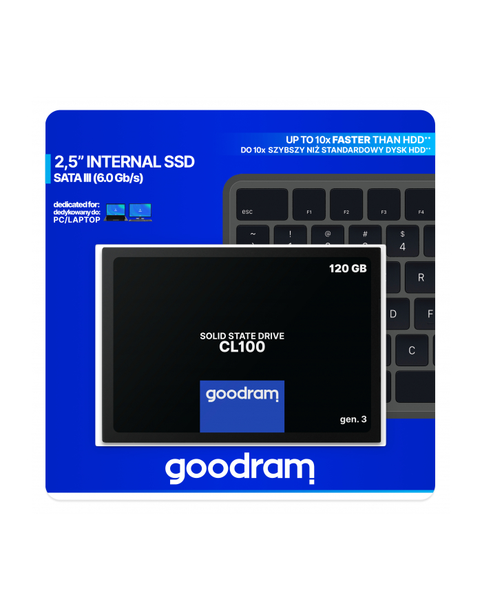 goodram Dysk CL100 G3 120GB  SATA3 2,5 główny