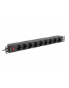 lanberg Listwa zasilająca Rack PDU 19 cali 1U 16A 9xSchuko 3m Czarna - nr 18