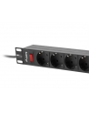 lanberg Listwa zasilająca Rack PDU 19 cali 1U 16A 9xSchuko 3m Czarna - nr 29