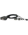Przełącznik KVM z 2 portami USB DVI i zdalnym selektorem portów CS22D - nr 13