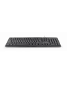 gembird Klawiatura Standardowa USB czarna Cyrylica KB-U-103-RU - nr 13
